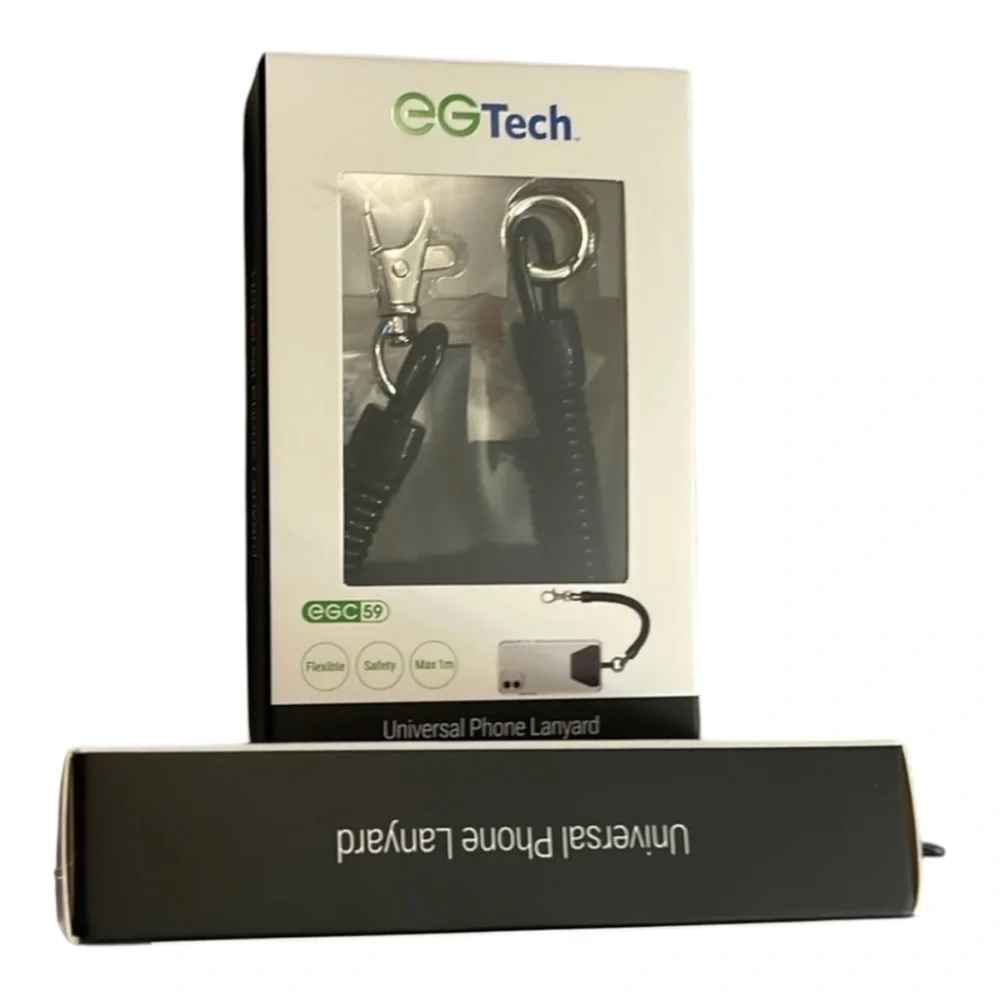 Black Universal Phone Lanyard